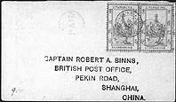 envelope forwarded with CHUNGKING LOCAL POST to Shanghai